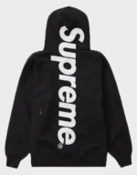 Supreme Men's Satin Applique Hooded Sweatshirt