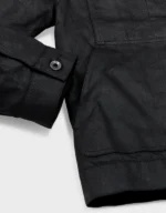 Filson Men's Black Short-Lined Tin Cloth Cruiser Jacket | The Fitted Jackets