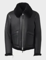 KRISTIAN Sheepskin Jacket with Spread Collar | The Fitted Jackets