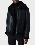 KRISTIAN Sheepskin Jacket with Spread Collar | The Fitted Jackets