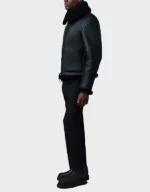 KRISTIAN Sheepskin Jacket with Spread Collar | The Fitted Jackets