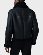 KRISTIAN Sheepskin Jacket with Spread Collar | The Fitted Jackets