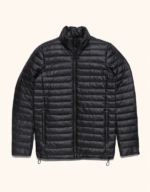 Men’s Black Bridger Leather Down Jacket