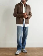 Men’s Genuine Leather Moto Biker Jacket