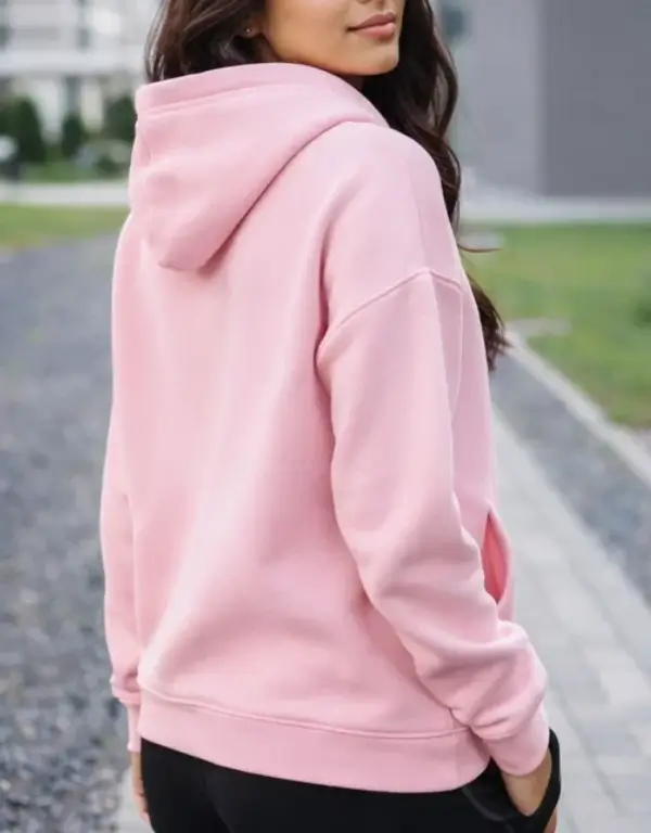 Women’s Lotus Blossom Pink UGG Sherpa Applique Hoodie