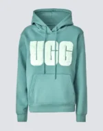 Women’s Ice Blue UGG Sherpa Applique Hoodie