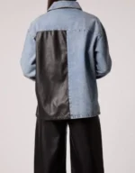 UNreal Leather & Denim Shacket