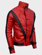 Michael Jackson Thriller Red Leather Jacket
