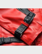 Michael Jackson Thriller Red Leather Jacket